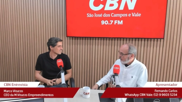 CBN Vale | Empresa do ramo imobiliário apresenta inovações em seus empreendimentos.